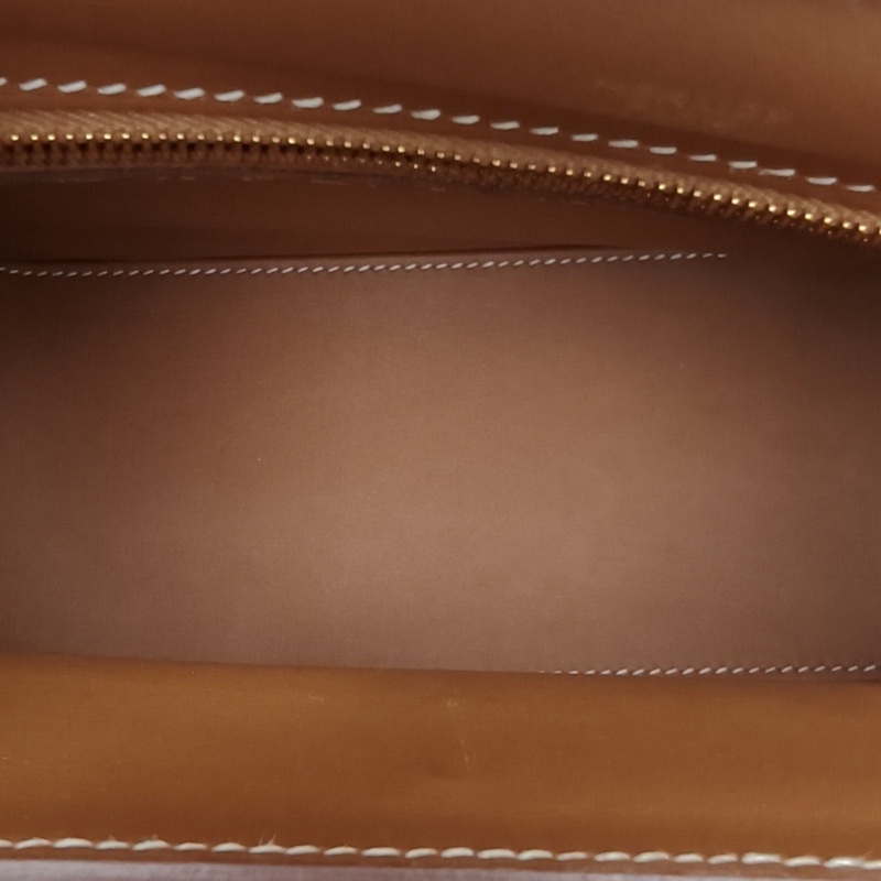 HERMES 2424Mini21金棕色EC皮Y刻金扣-5