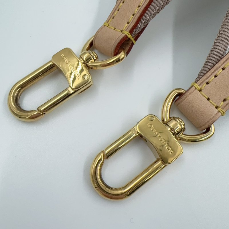 LV原花拼奶茶色背帶NEVERFULL BB側背包M46705-24