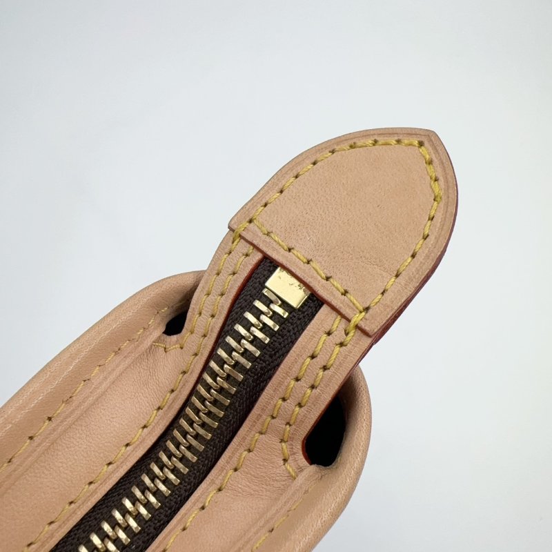 LV原花拼奶茶色背帶NEVERFULL BB側背包M46705-26