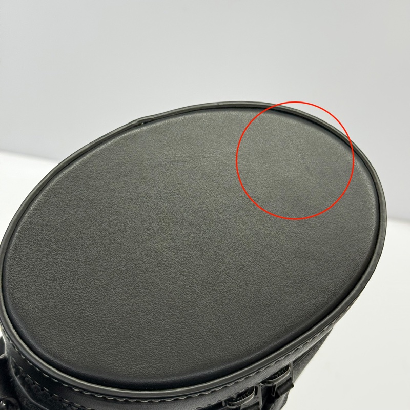 COACH 蔻馳 黑色PVC帆布SIGNATURE斜背包 C9843-8