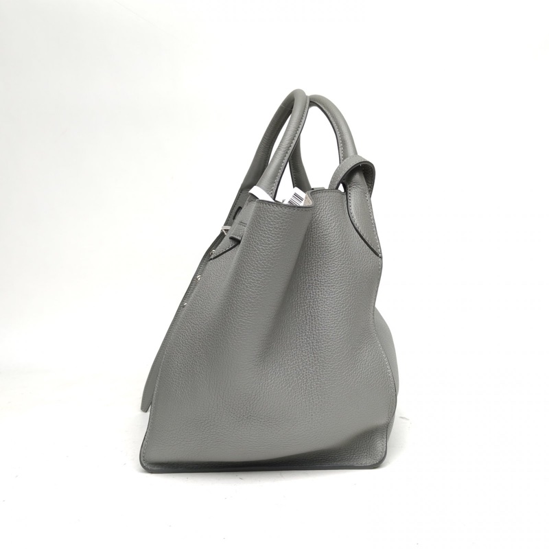 CELINE BigBagBucket水桶包小號灰色牛皮銀扣-1