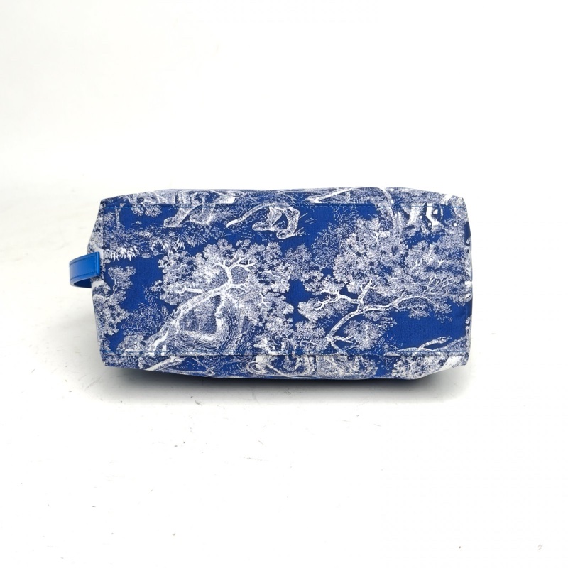 DIOR DiortravelNomad飯盒包中號藍色科技皮金扣2022-3