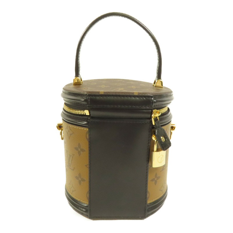 LOUIS VUITTON Monogram Reverse Cannes金扣手挽肩背兩用袋-1