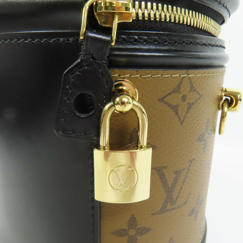 LOUIS VUITTON Monogram Reverse Cannes金扣手挽肩背兩用袋-7