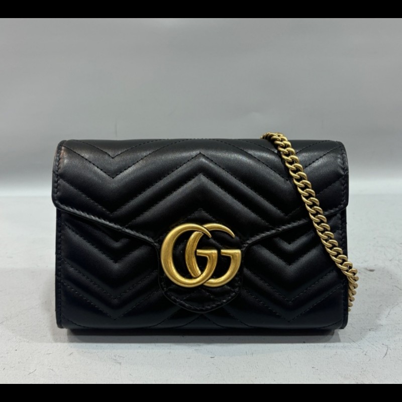Gucci 古馳 GG Marmont 鏈條包 Woc-3