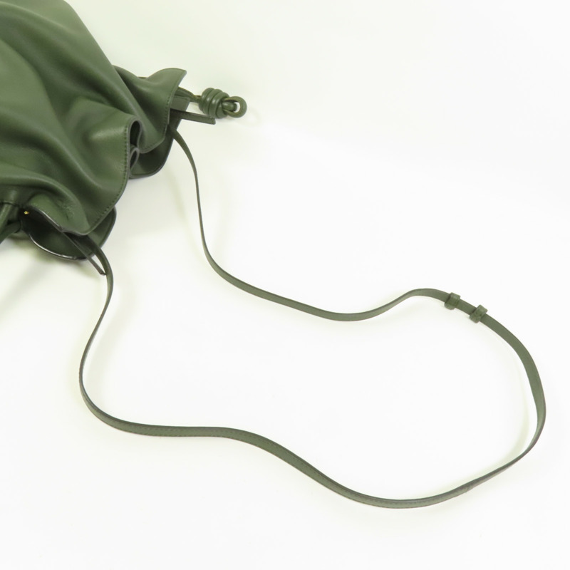 LOEWE 牛皮皮革Flamenco Medium肩背袋-4