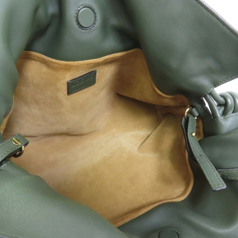 LOEWE 牛皮皮革Flamenco Medium肩背袋-5