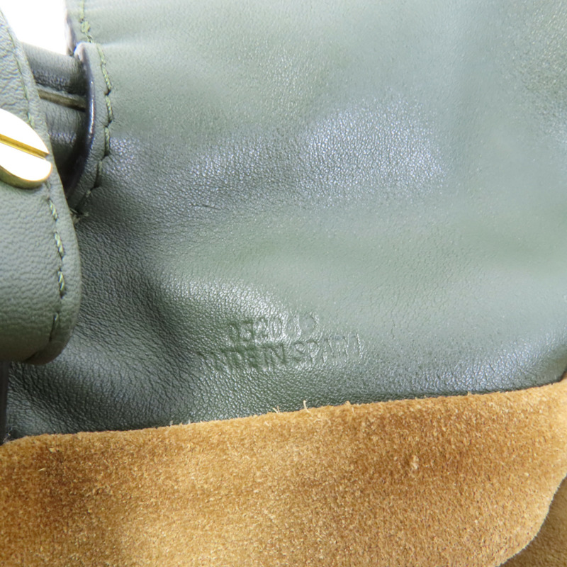 LOEWE 牛皮皮革Flamenco Medium肩背袋-9