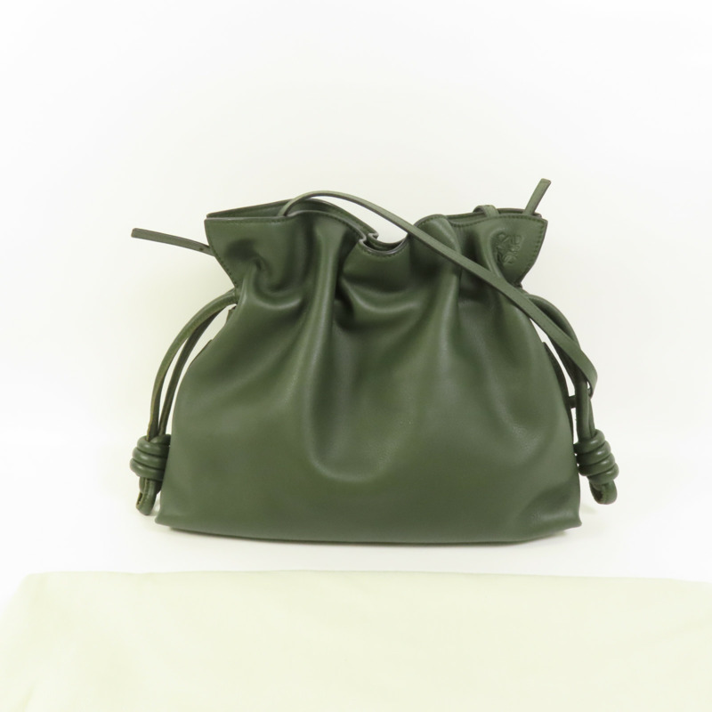 LOEWE 牛皮皮革Flamenco Medium肩背袋-10