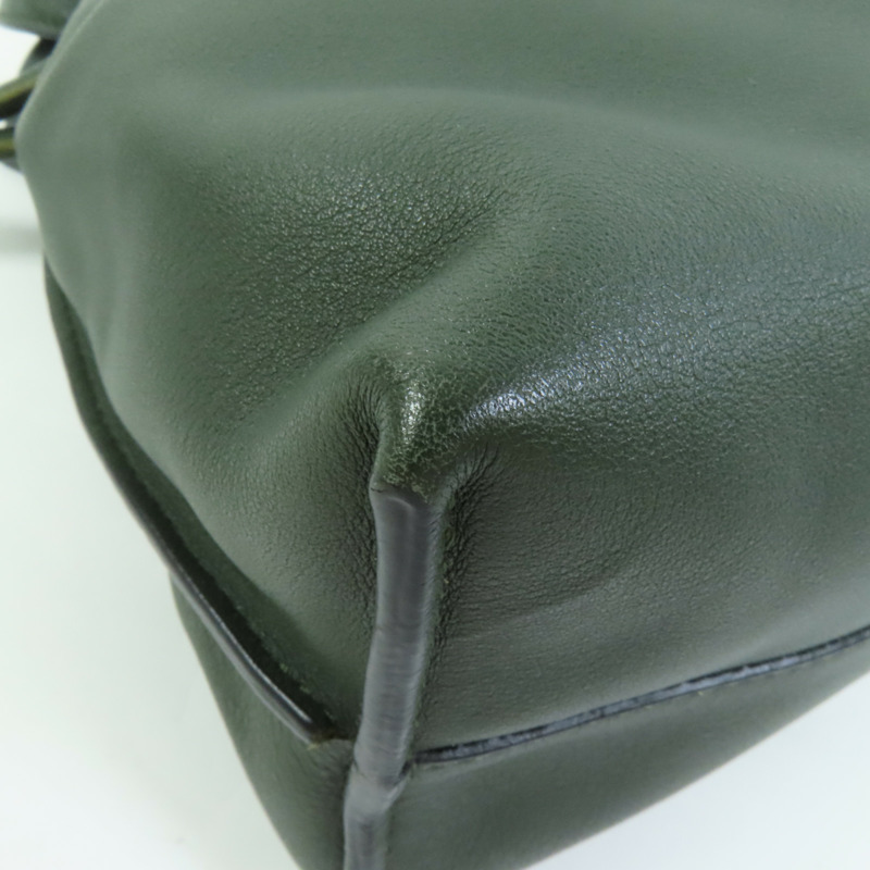 LOEWE 牛皮皮革Flamenco Medium肩背袋-11