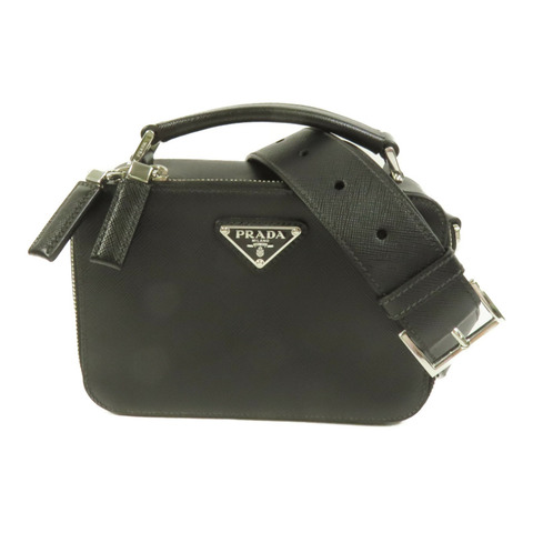 PRADA Saffiano皮革2way Shoulder Bag手挽肩背兩用袋