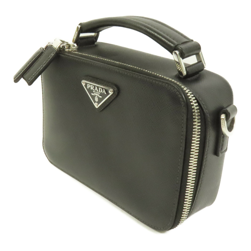 PRADA Saffiano皮革2way Shoulder Bag手挽肩背兩用袋-2