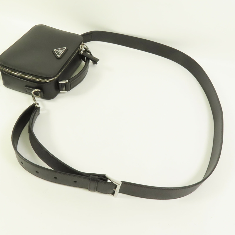 PRADA Saffiano皮革2way Shoulder Bag手挽肩背兩用袋-5