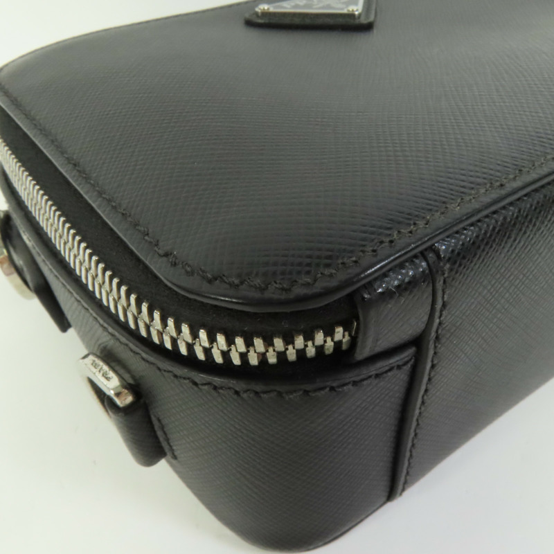 PRADA Saffiano皮革2way Shoulder Bag手挽肩背兩用袋-14