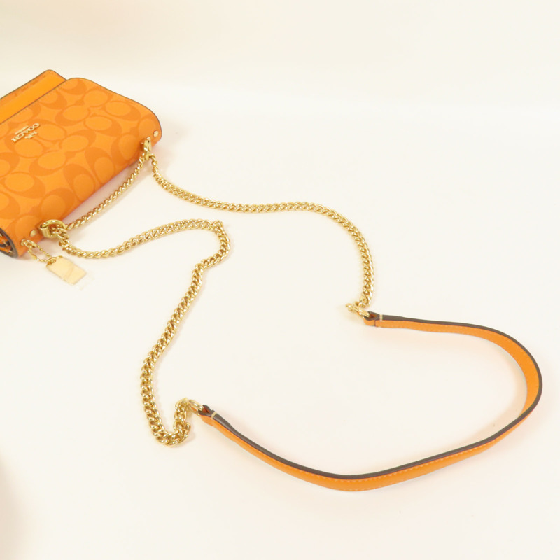 COACH 塗層帆布Mini Klare肩背袋-4