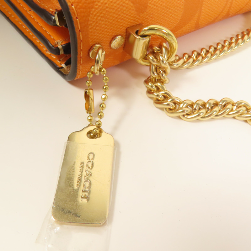 COACH 塗層帆布Mini Klare肩背袋-5