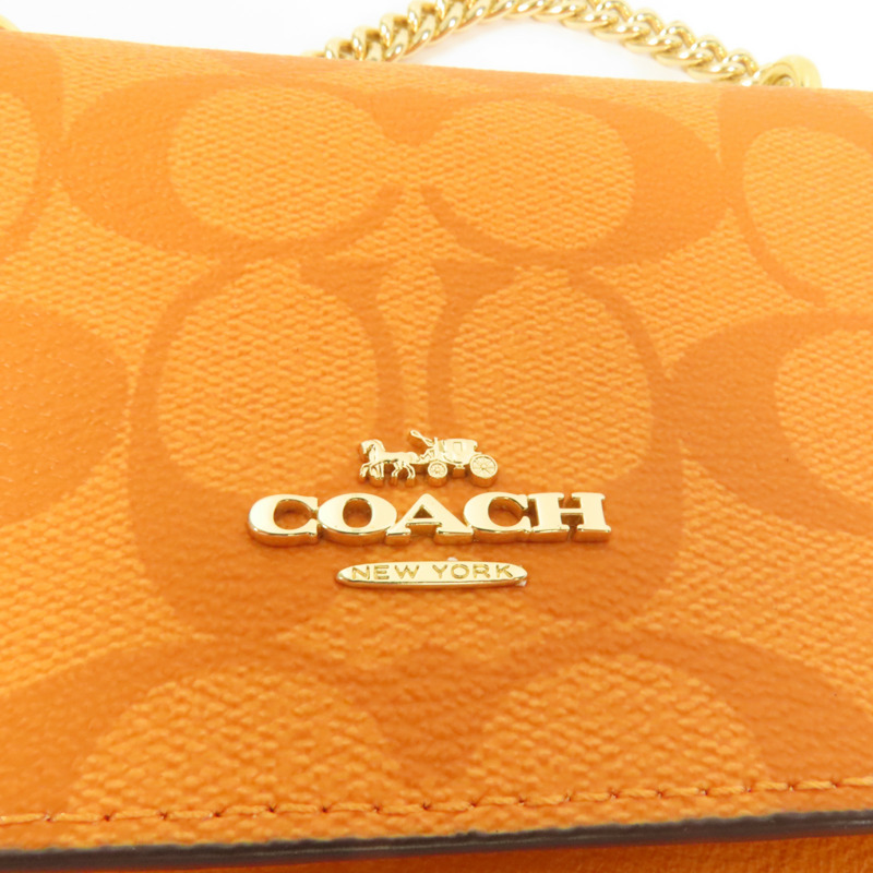 COACH 塗層帆布Mini Klare肩背袋-6