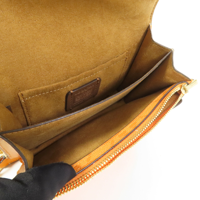 COACH 塗層帆布Mini Klare肩背袋-7