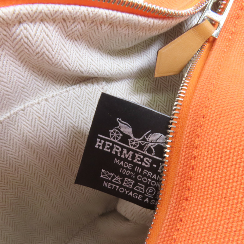 HERMES 帆布Bride A Brac手挽袋-7