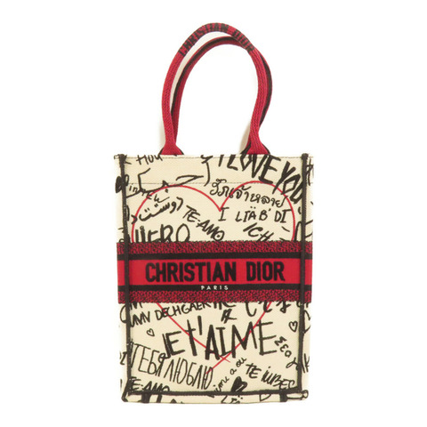 Dior 帆布Book Tote Vertical手挽袋