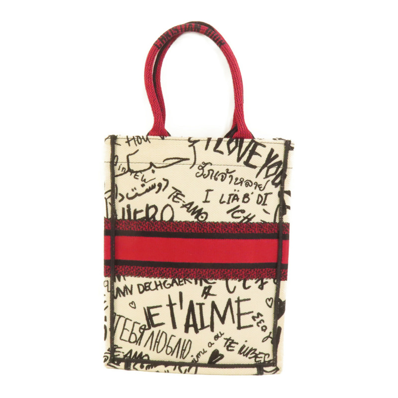 Dior 帆布Book Tote Vertical手挽袋-1