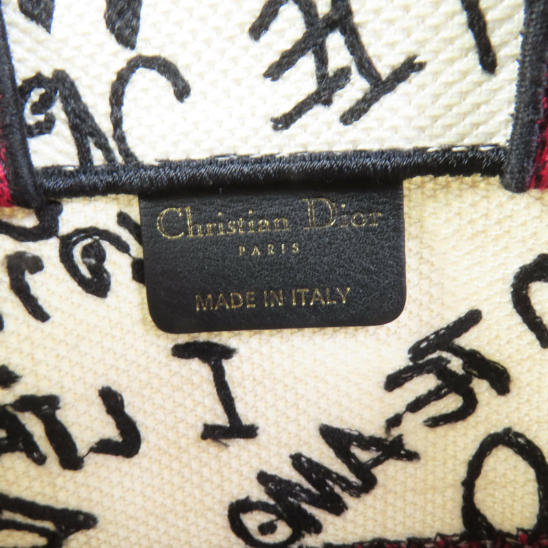 Dior 帆布Book Tote Vertical手挽袋-7
