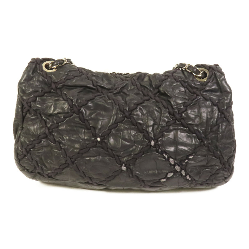 CHANEL 牛皮皮革Chain Shoulder肩背袋-1