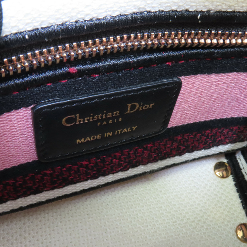 Dior 帆布Mini Lady D-Lite手挽肩背兩用袋-8