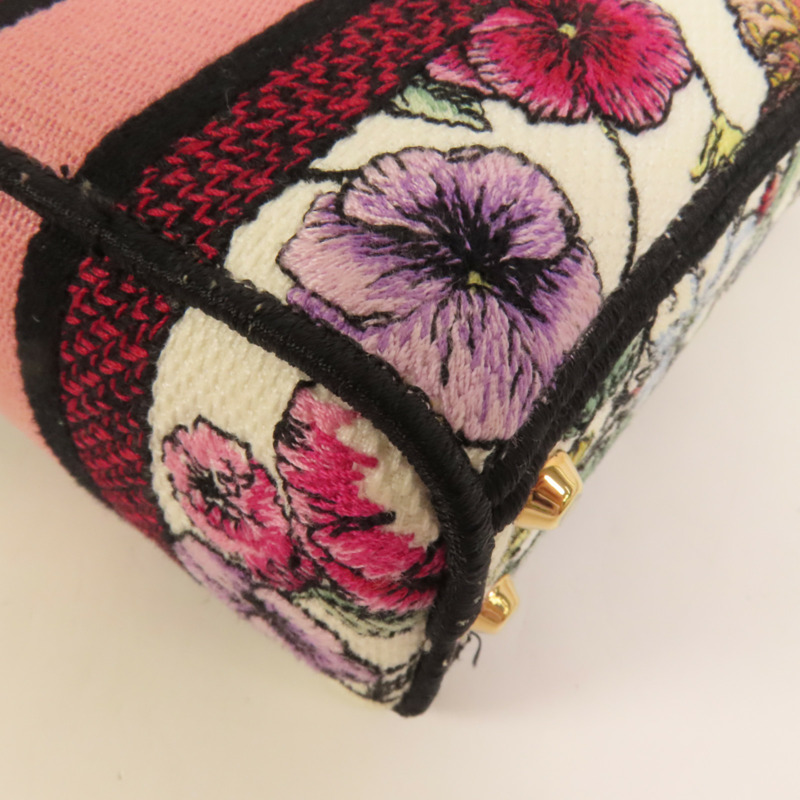 Dior 帆布Mini Lady D-Lite手挽肩背兩用袋-14