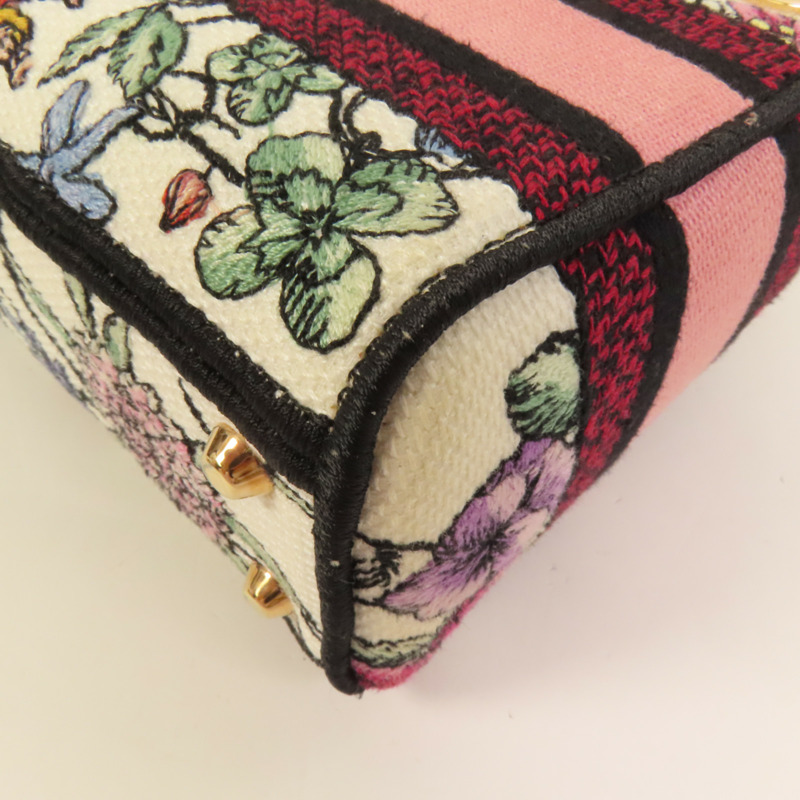 Dior 帆布Mini Lady D-Lite手挽肩背兩用袋-15