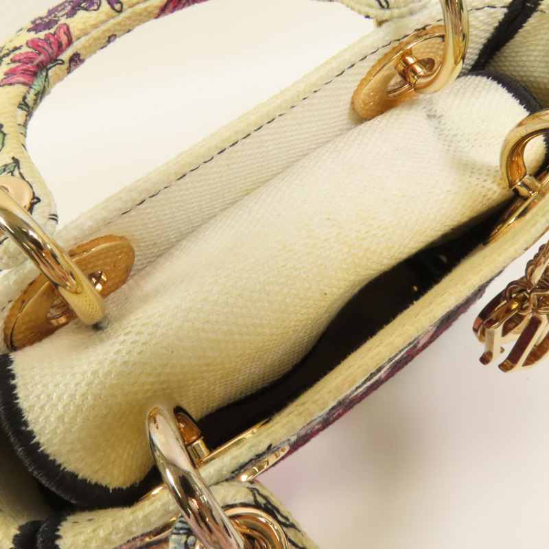 Dior 帆布Mini Lady D-Lite手挽肩背兩用袋-16