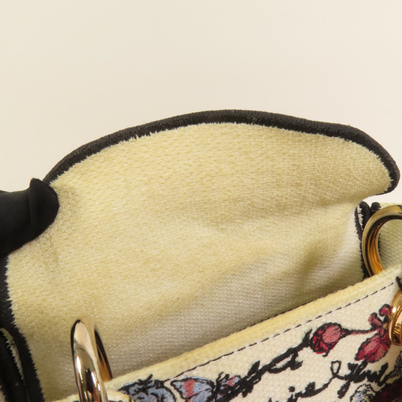 Dior 帆布Mini Lady D-Lite手挽肩背兩用袋-17