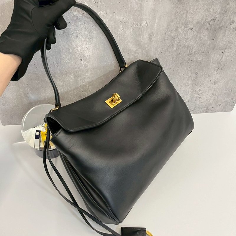 BALENCIAGA巴黎世家 Rodeo 黑金小號-0