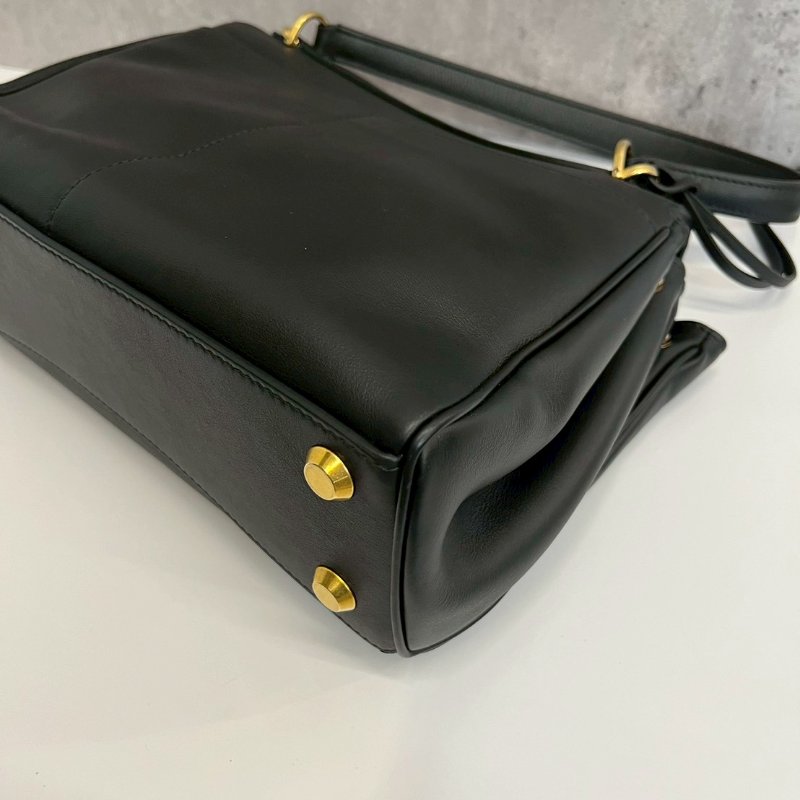 BALENCIAGA巴黎世家 Rodeo 黑金小號-13