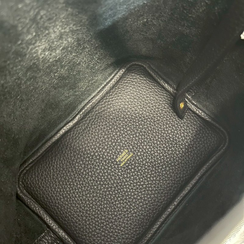 Hermes Picotin菜籃子18 黑金G刻 全新全配-7