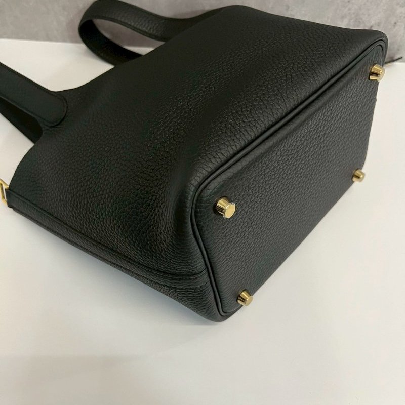 Hermes Picotin菜籃子18 黑金G刻 全新全配-8