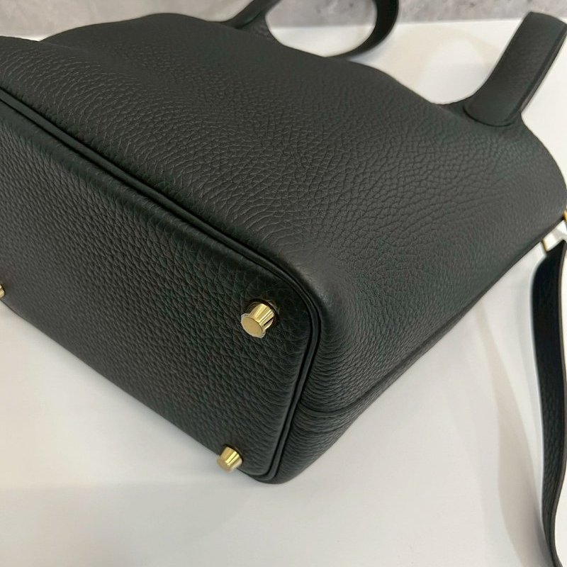 Hermes Picotin菜籃子18 黑金G刻 全新全配-9