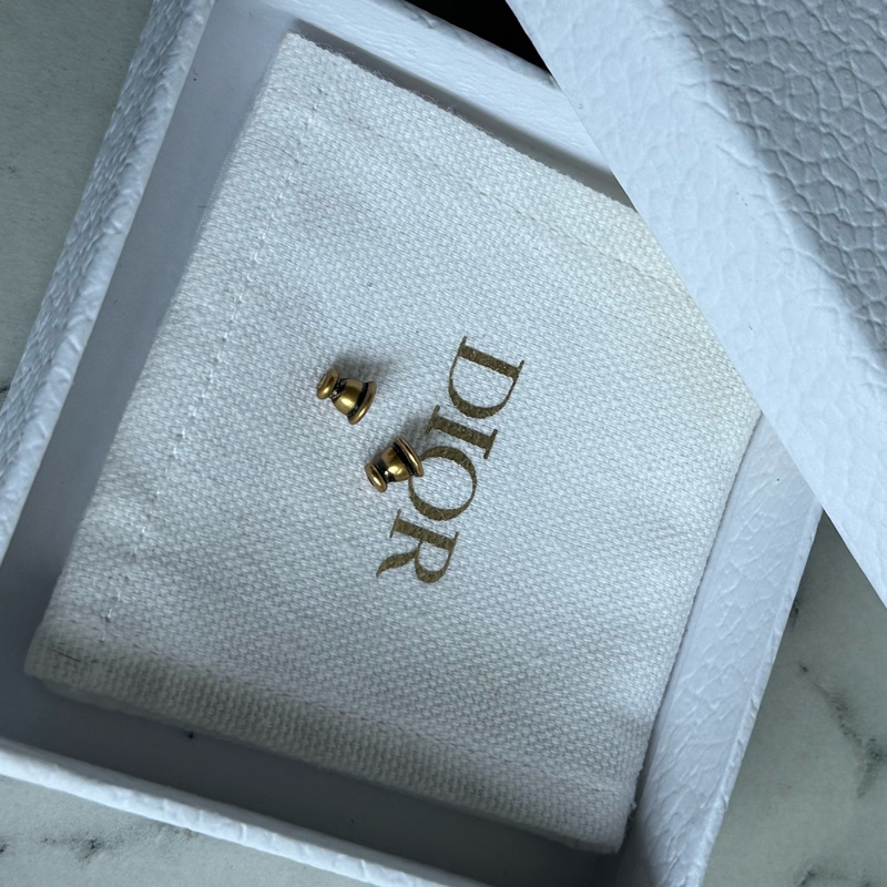 Dior金色半圓字母耳環❤️🔥❤️🔥❤️🔥-10
