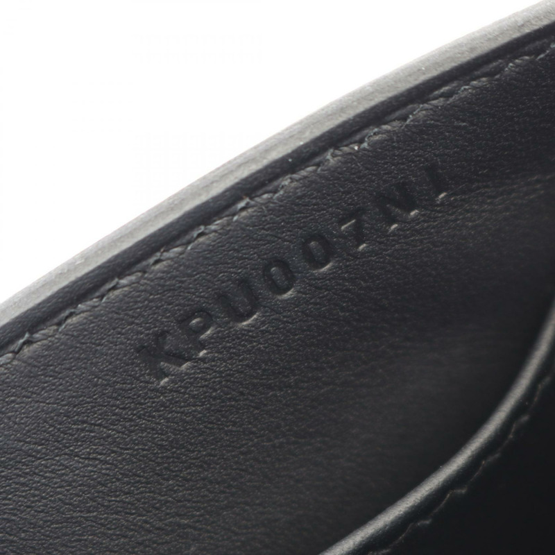 HERMES Geta 單肩斜背包 K 083052CC 雪佛蘭皮革 黑色 二手 GHW-4