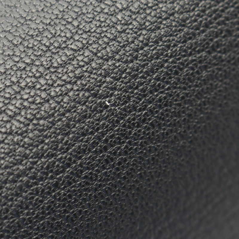 HERMES Geta 單肩斜背包 K 083052CC 雪佛蘭皮革 黑色 二手 GHW-5