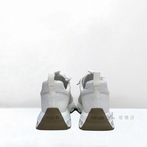 Y2028-HERMES Impulse白色大象灰豬鼻造型運動鞋-3