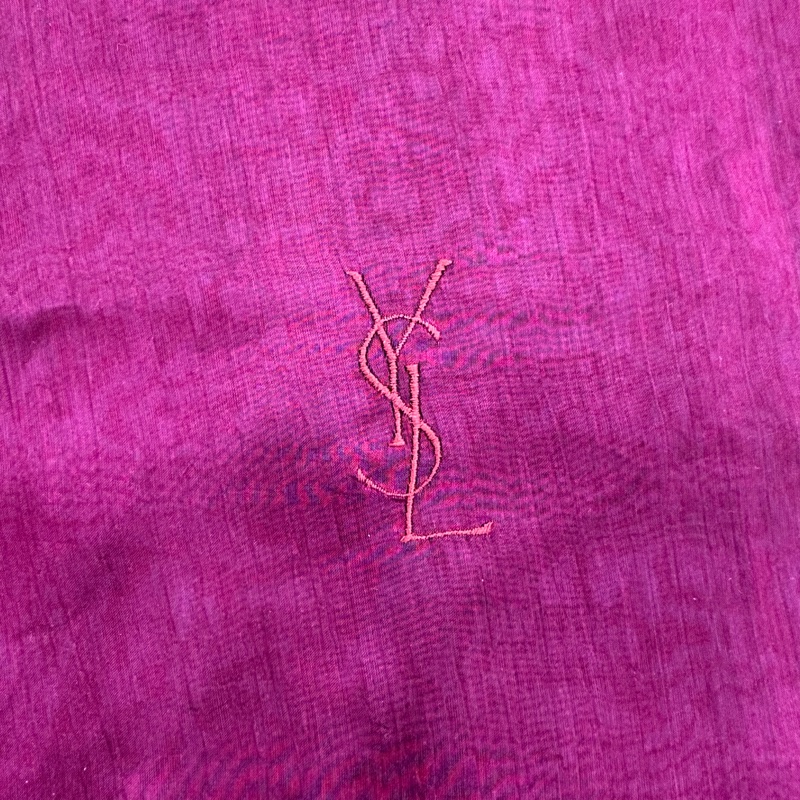 【赫蒂國際精品】 YSL 聖羅蘭 卡珊德拉圍巾 披肩 vintage-1