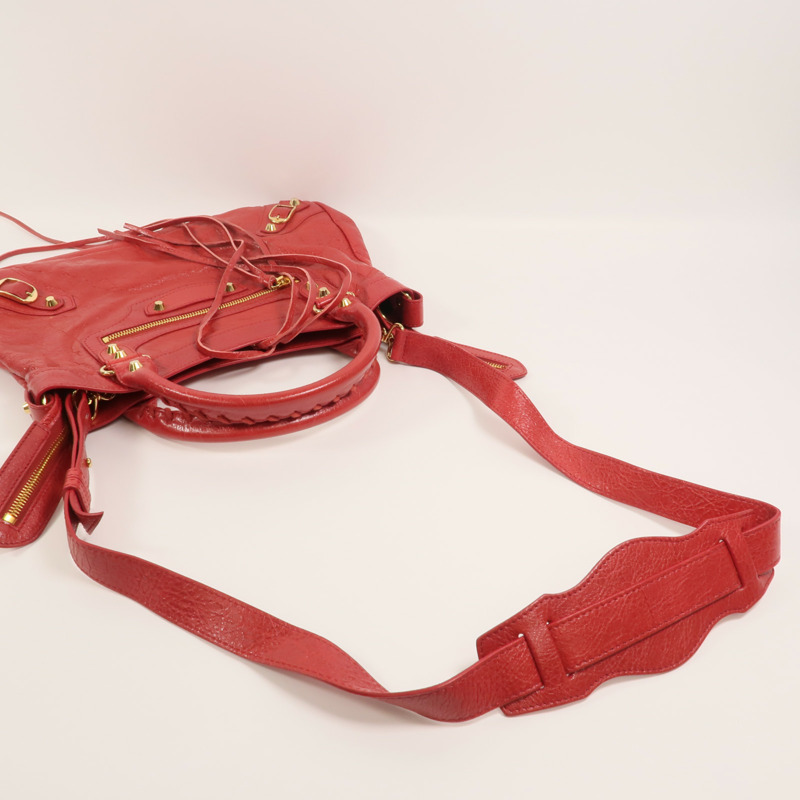 BALENCIAGA 牛皮皮革City手挽肩背兩用袋-7