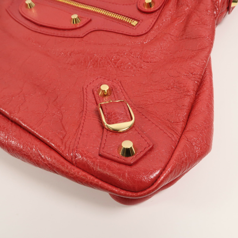 BALENCIAGA 牛皮皮革City手挽肩背兩用袋-10