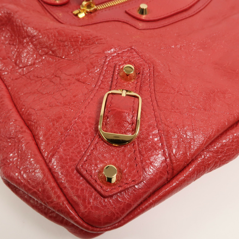 BALENCIAGA 牛皮皮革City手挽肩背兩用袋-11