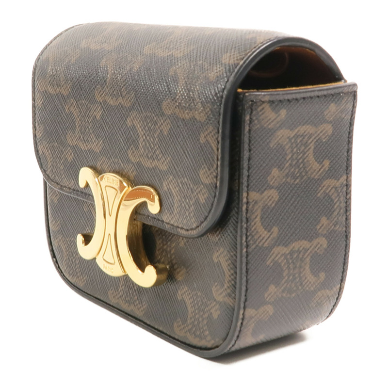 CELINE 塗層帆布Mini Claude肩背袋-2