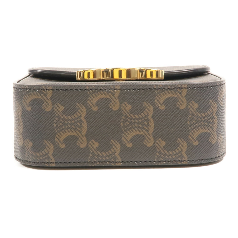 CELINE 塗層帆布Mini Claude肩背袋-3