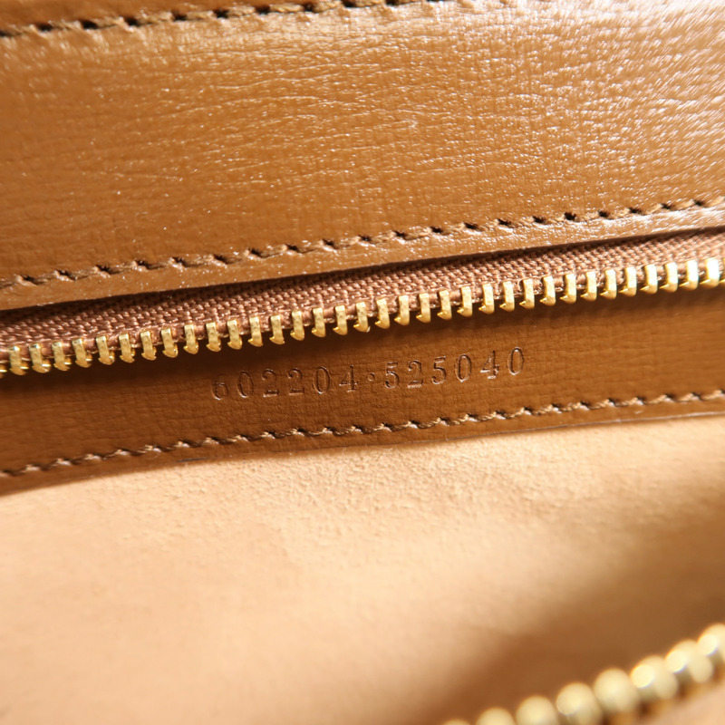 GUCCI 塗層帆布Horsebit1955肩背袋-6