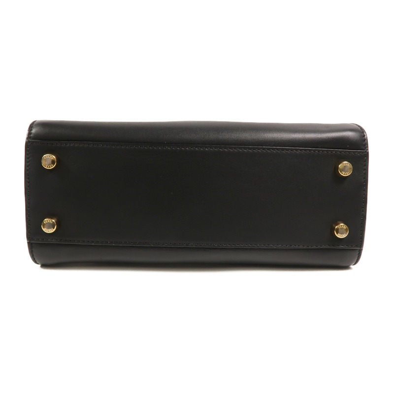 FENDI 牛皮皮革Peekaboo Small手挽肩背兩用袋-3