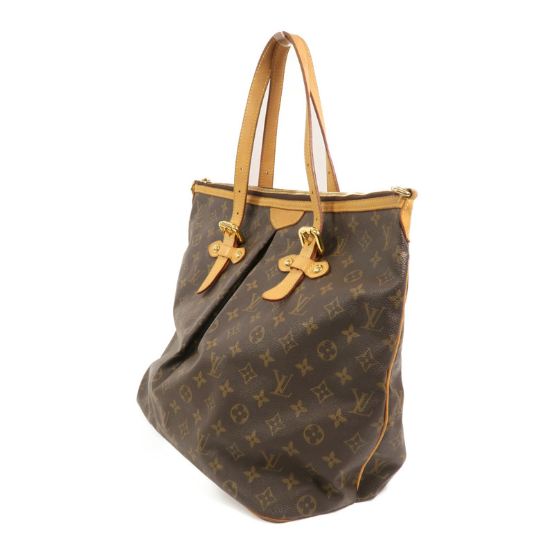 LOUIS VUITTON Monogram Palermo GM金扣手挽肩背兩用袋-2